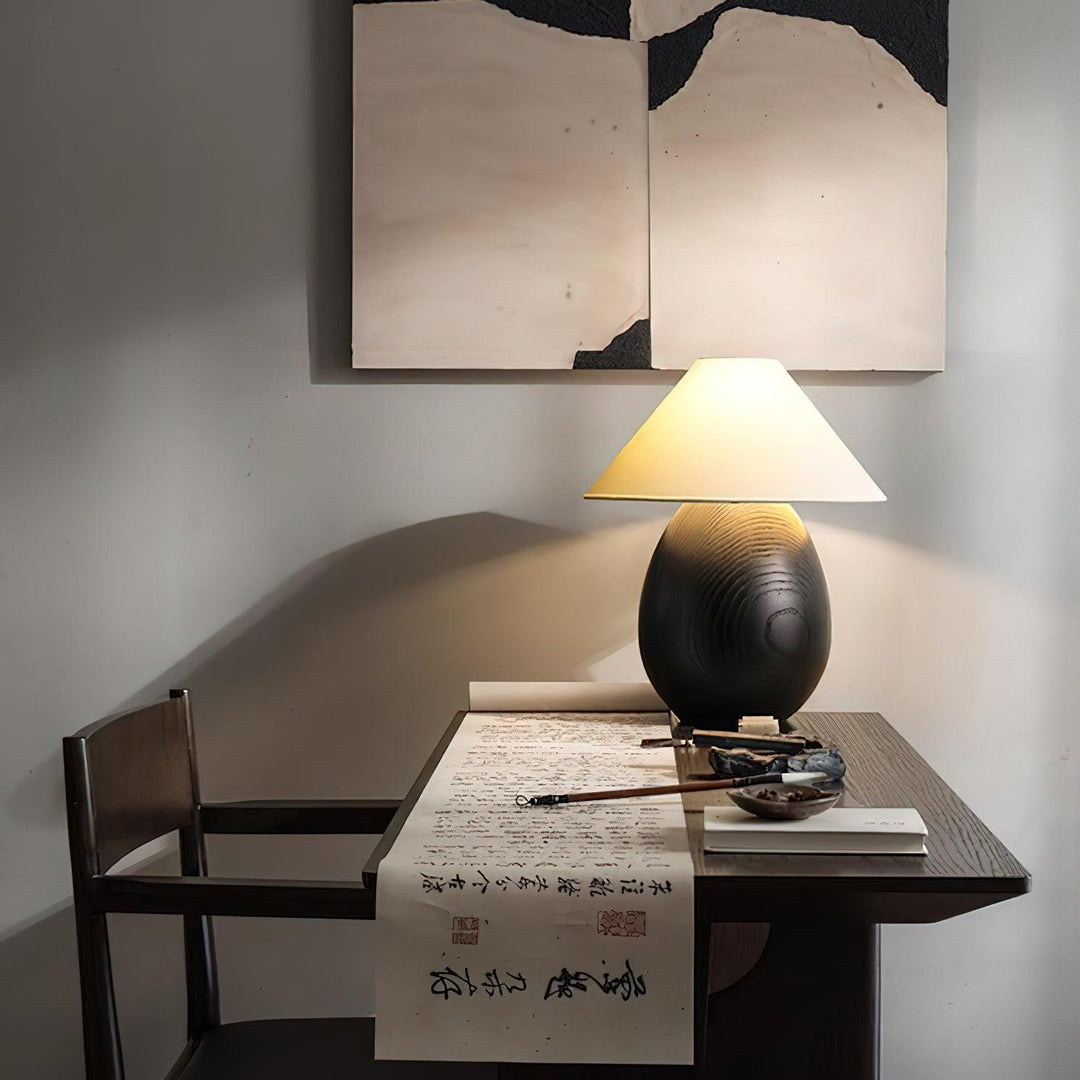 WONU Wood Table Lamp