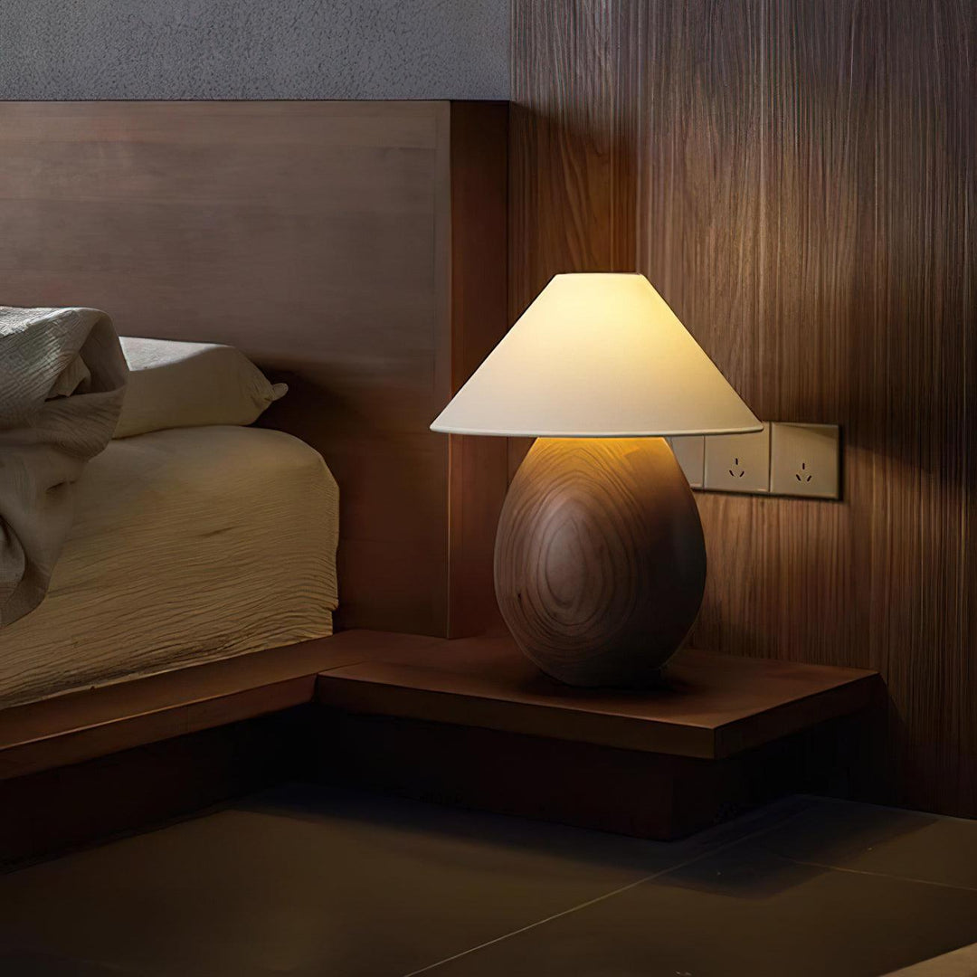 WONU Wood Table Lamp