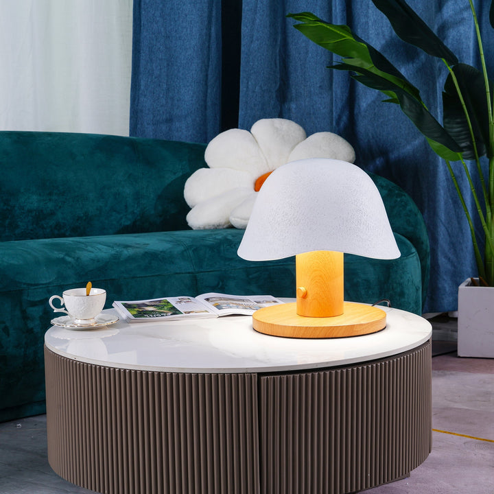 MARIO Hat Black and White Table Lamp