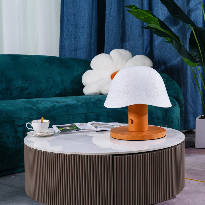 MARIO Hat Black and White Table Lamp