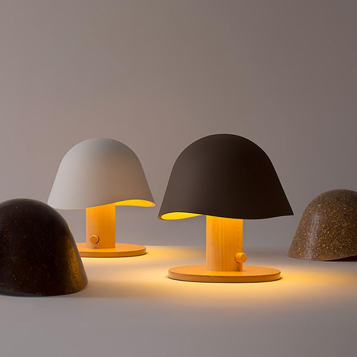 MARIO Hat Black and White Table Lamp