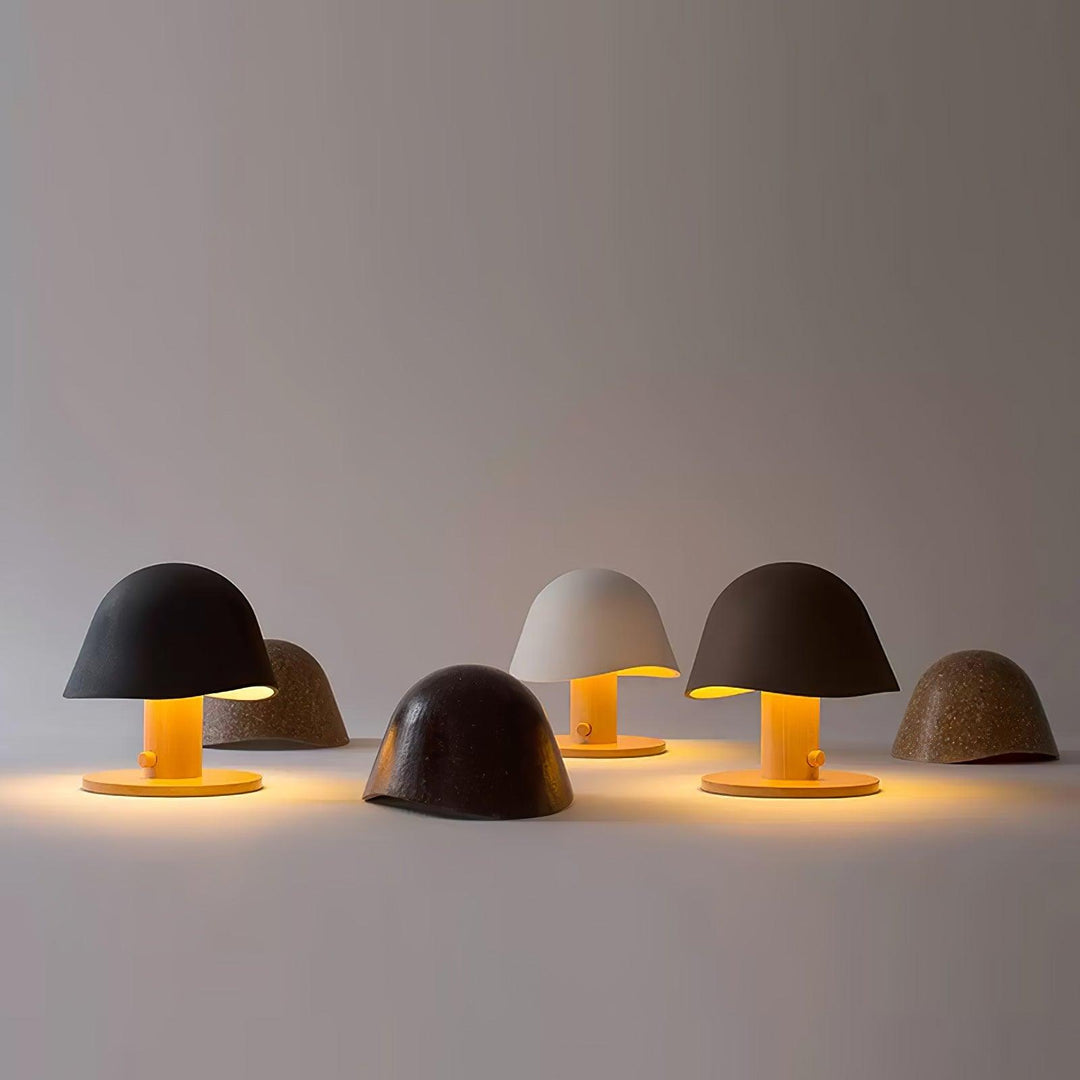 MARIO Hat Black and White Table Lamp