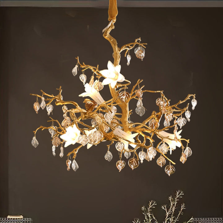 NAYA Brass Unique Chandelier