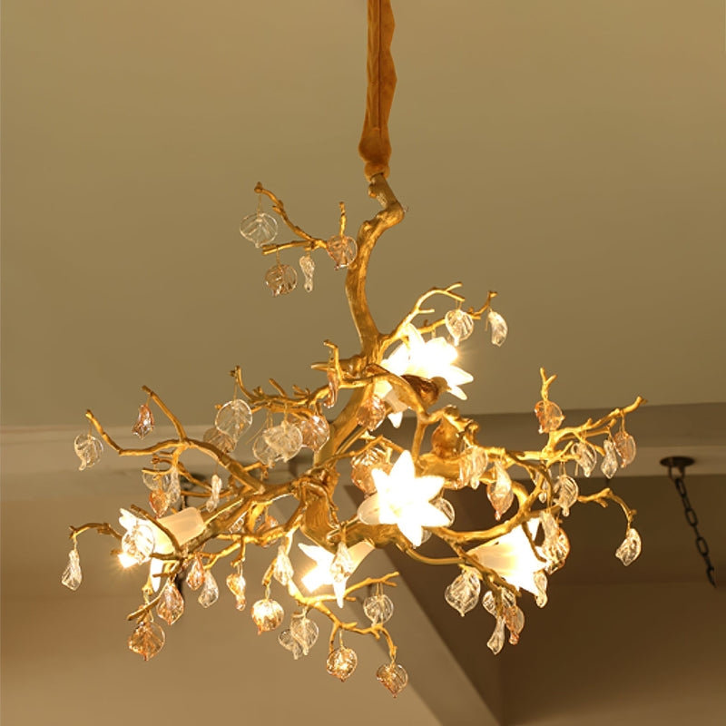 NAYA Brass Unique Chandelier