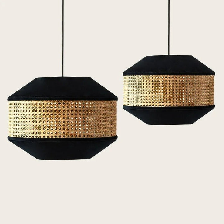 NIDA Rattan Natural Texture Modern Nordic Pendant Light