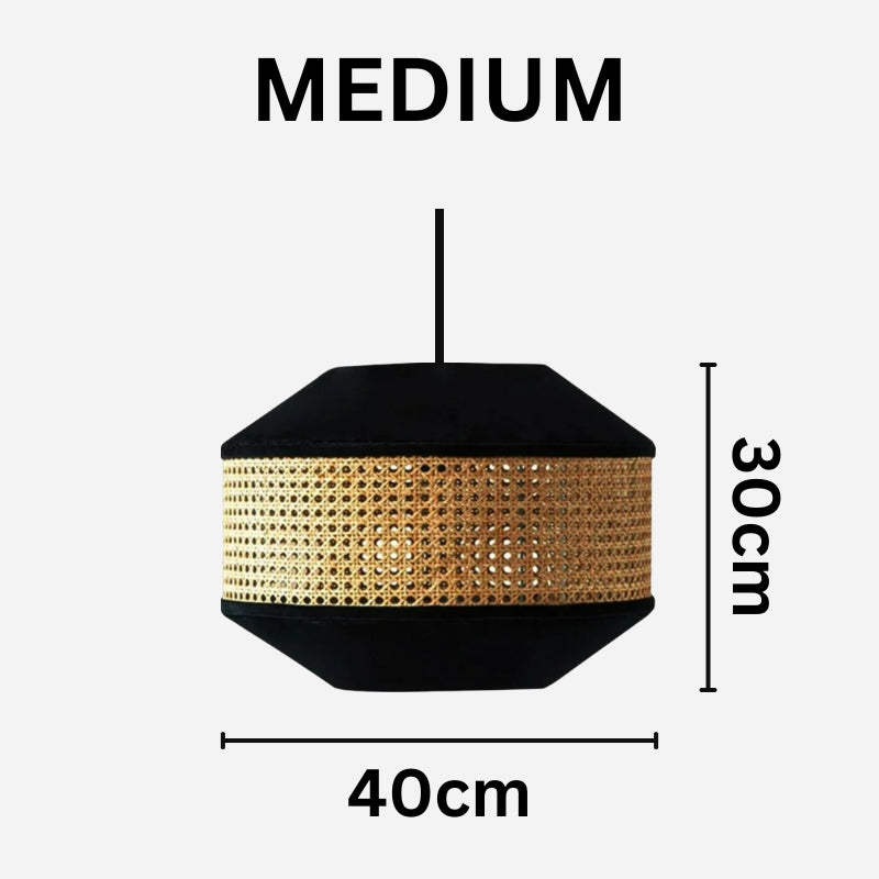NIDA Rattan Natural Texture Modern Nordic Pendant Light