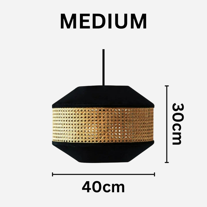 NIDA Rattan Natural Texture Modern Nordic Pendant Light