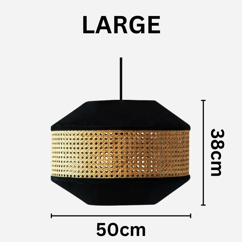 NIDA Rattan Natural Texture Modern Nordic Pendant Light