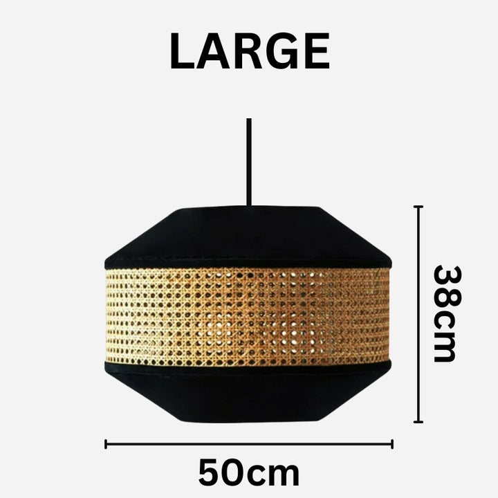 NIDA Rattan Natural Texture Modern Nordic Pendant Light