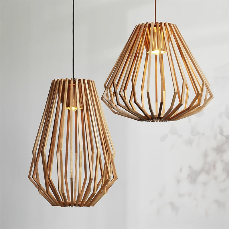 NISSA Wooden Creative LED Pendant Lamp