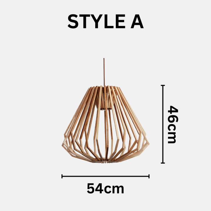 NISSA Wooden Creative LED Pendant Lamp