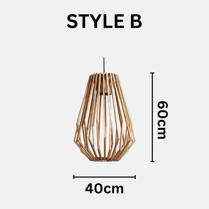 NISSA Wooden Creative LED Pendant Lamp