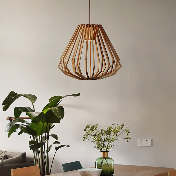 NISSA Wooden Creative LED Pendant Lamp