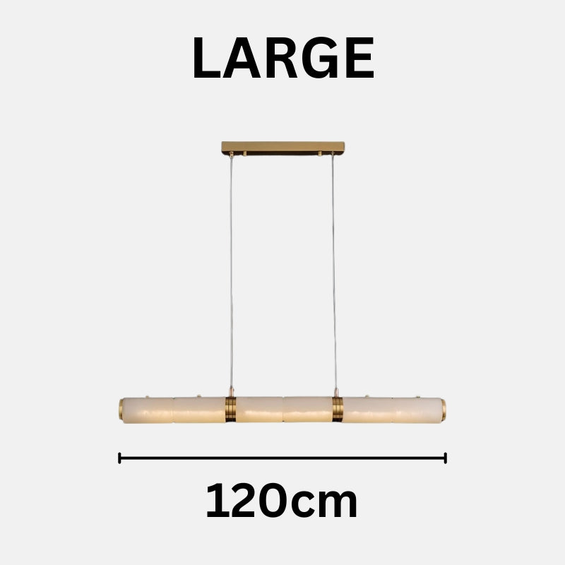 NOVA Linear Alabaster Modern Kitchen Chandelier