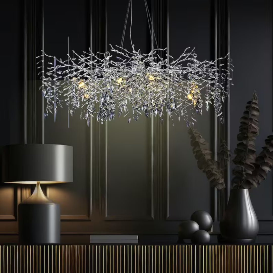 ROVANO Silver Branch Chandelier Lighting