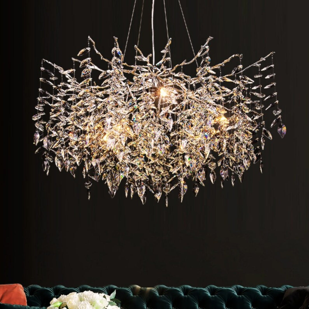 ROVANO Silver Branch Chandelier Lighting