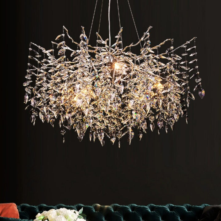 ROVANO Silver Branch Chandelier Lighting