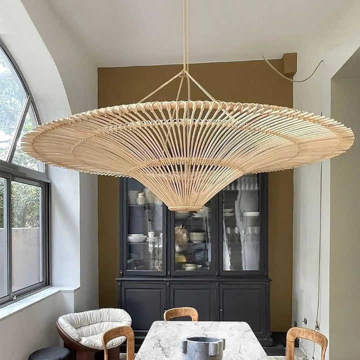 PAM High-Quality Bamboo Living Space Chandelier