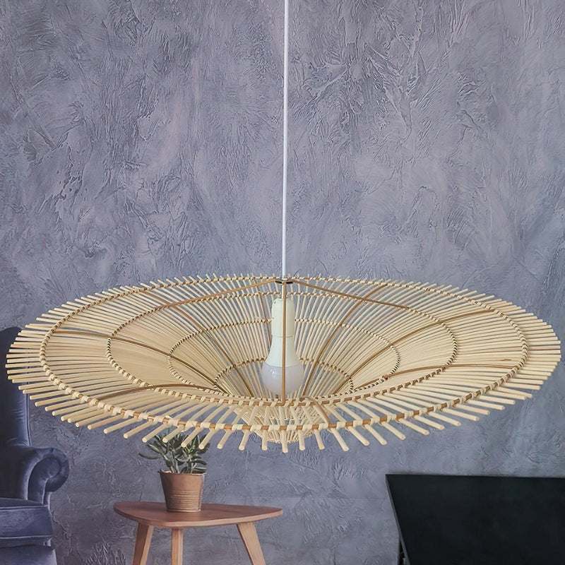 PAM High-Quality Bamboo Living Space Chandelier