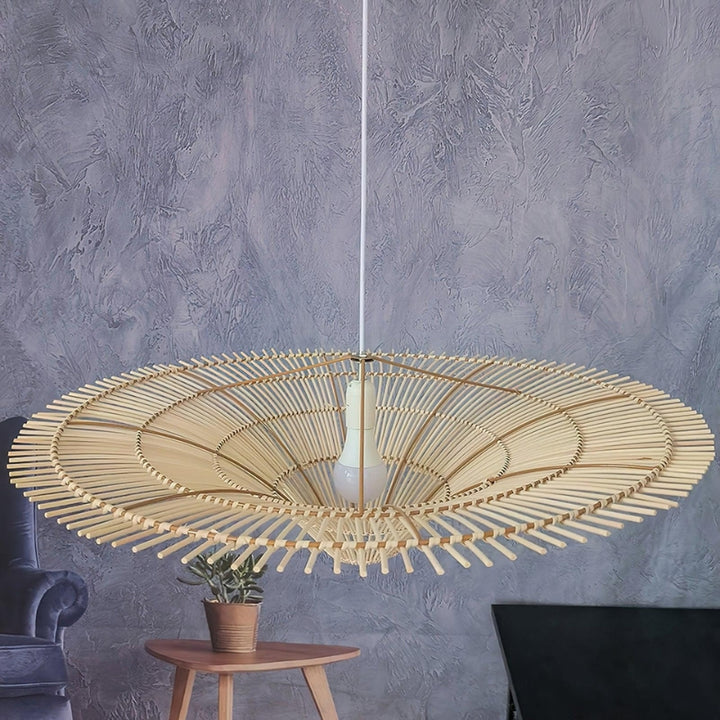 PAM High-Quality Bamboo Living Space Chandelier