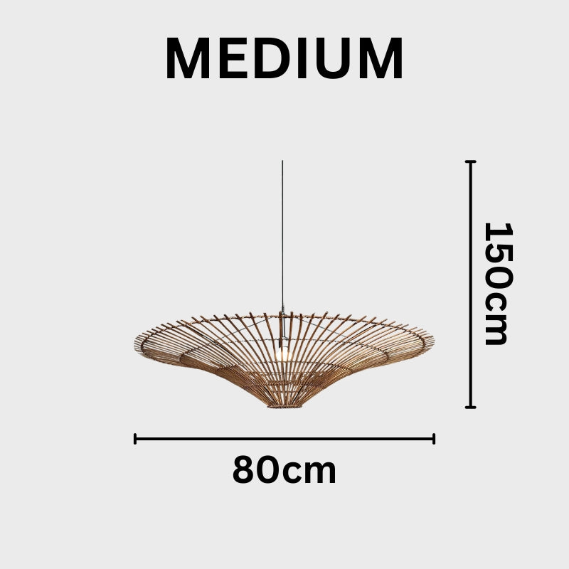 PAM High-Quality Bamboo Living Space Chandelier