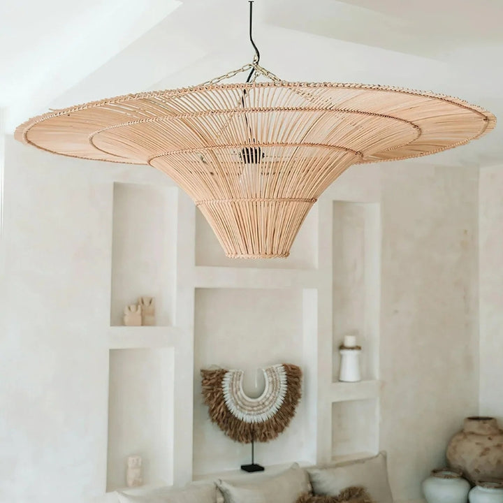 PAM High-Quality Bamboo Living Space Chandelier