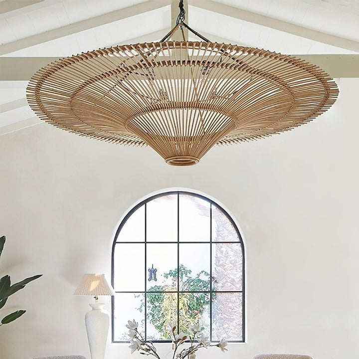 PAM High-Quality Bamboo Living Space Chandelier