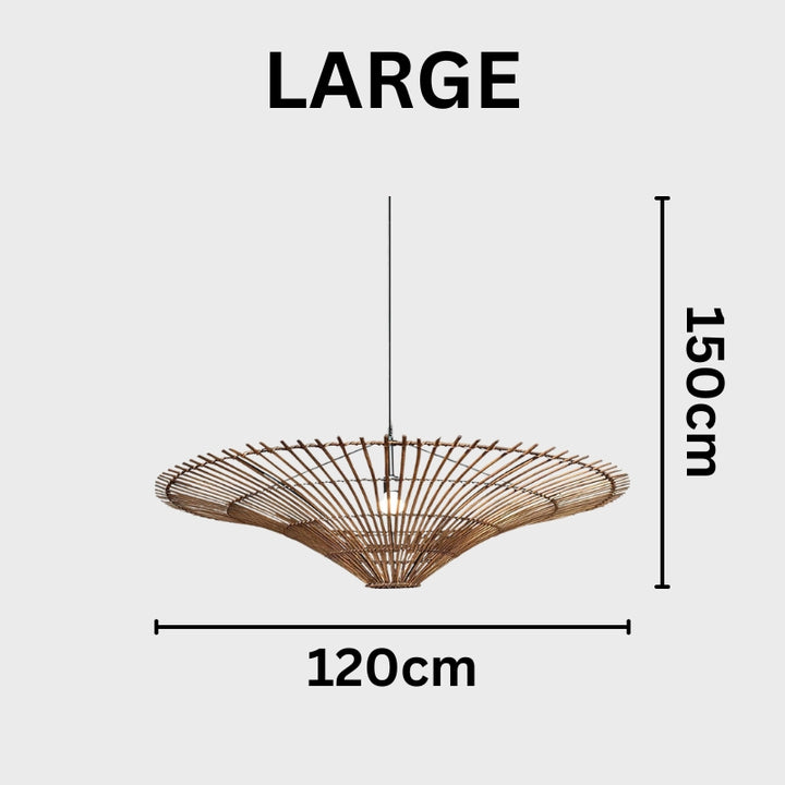 PAM High-Quality Bamboo Living Space Chandelier