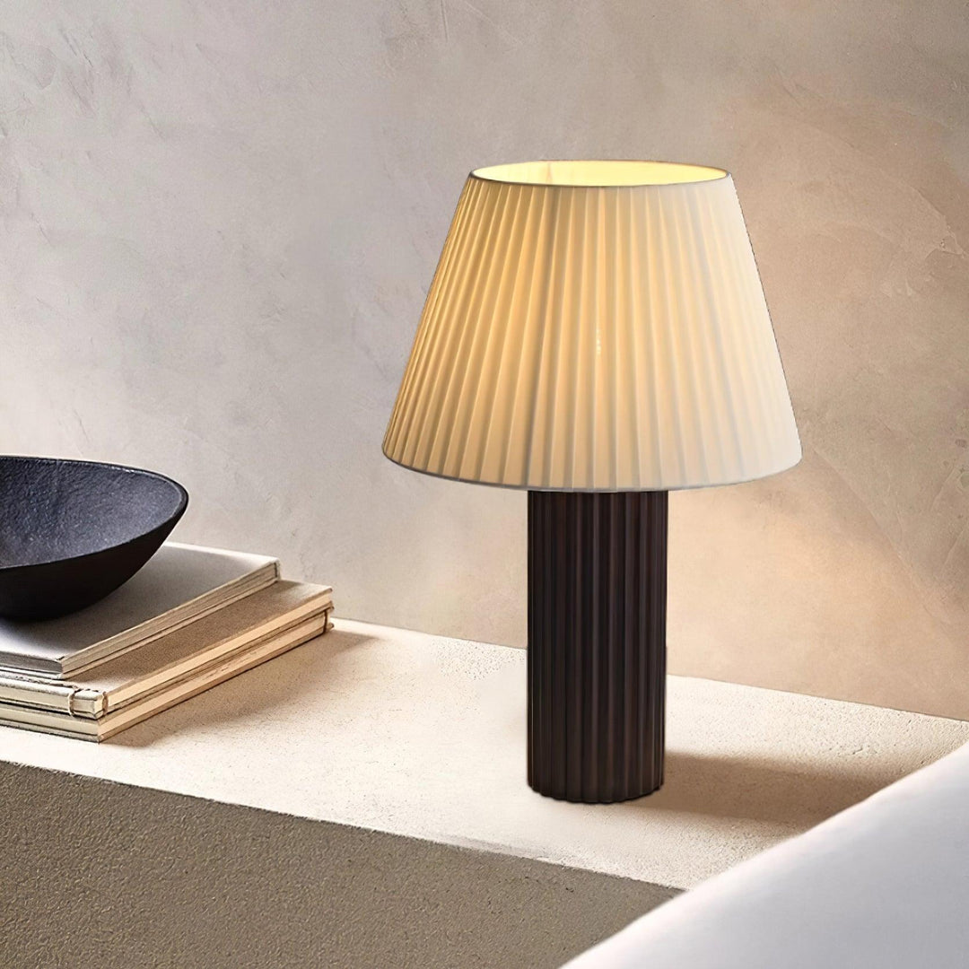 PAPE Roll Wooden Table Lamp