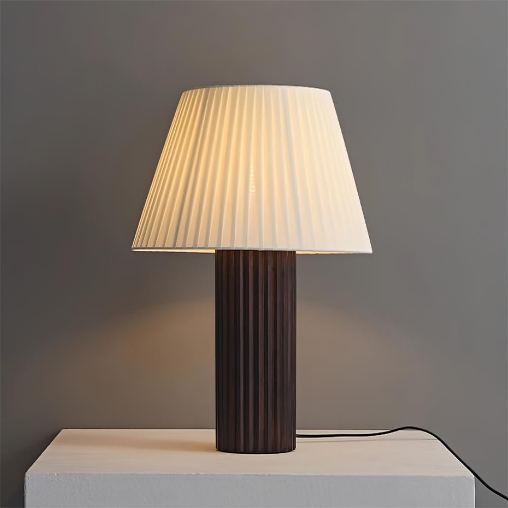 PAPE Roll Wooden Table Lamp
