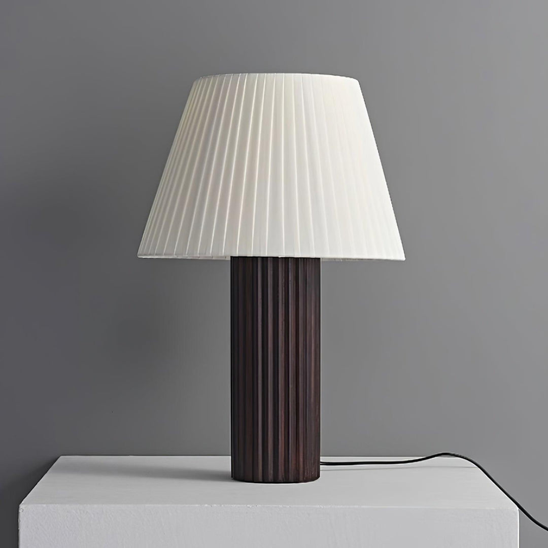 PAPE Roll Wooden Table Lamp