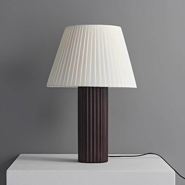 PAPE Roll Wooden Table Lamp