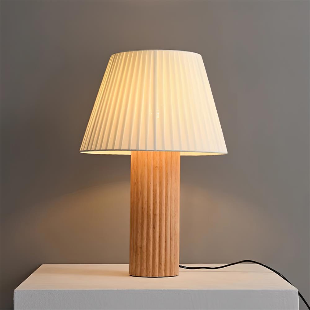 PAPE Roll Wooden Table Lamp
