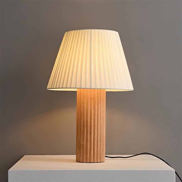 PAPE Roll Wooden Table Lamp