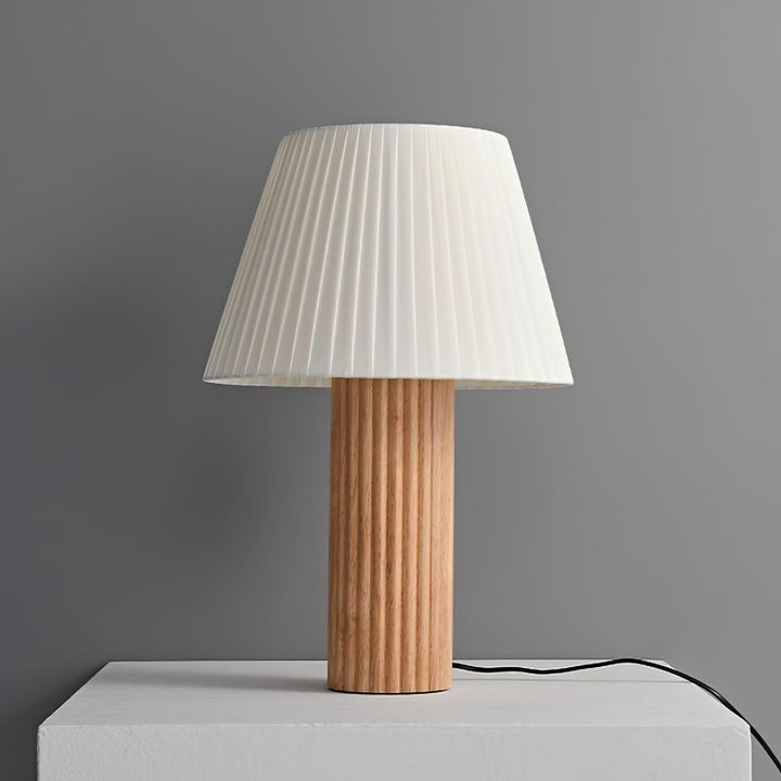 PAPE Roll Wooden Table Lamp