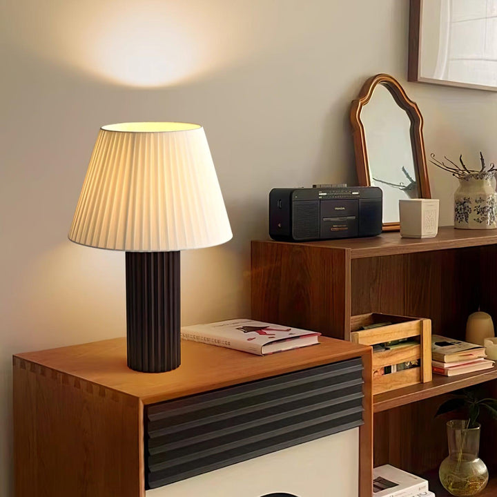 PAPE Roll Wooden Table Lamp