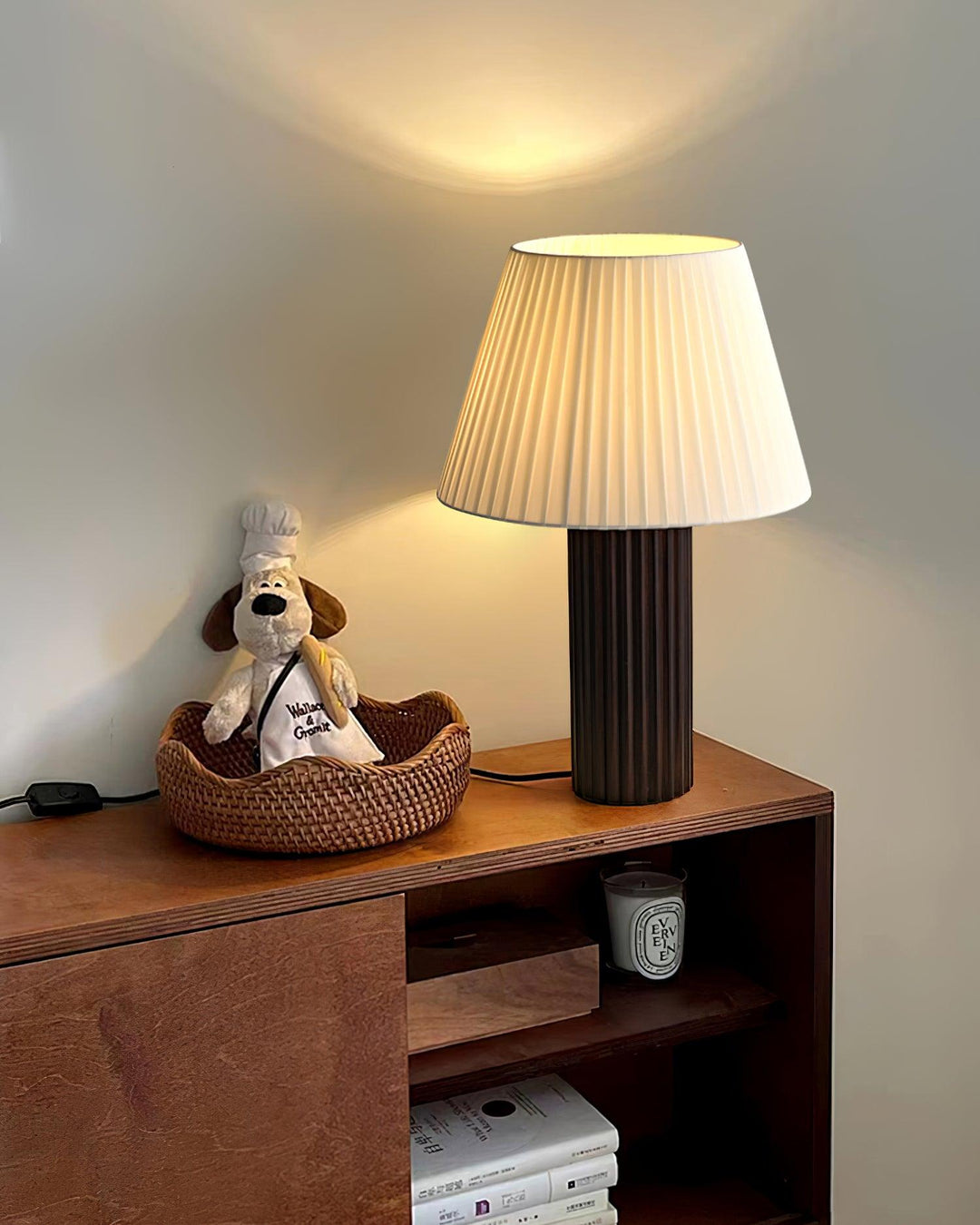 PAPE Roll Wooden Table Lamp