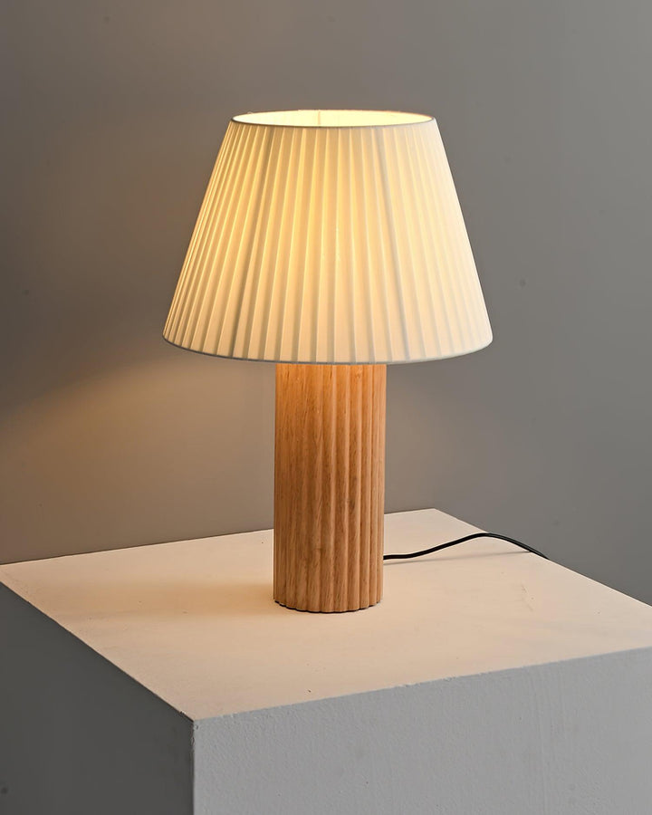 PAPE Roll Wooden Table Lamp