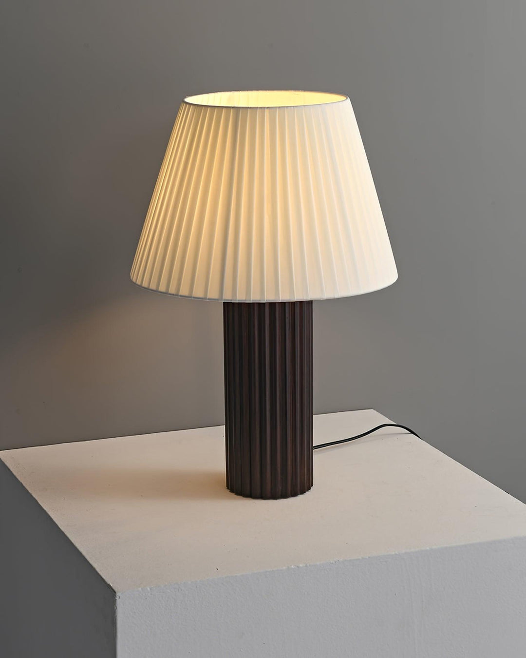 PAPE Roll Wooden Table Lamp