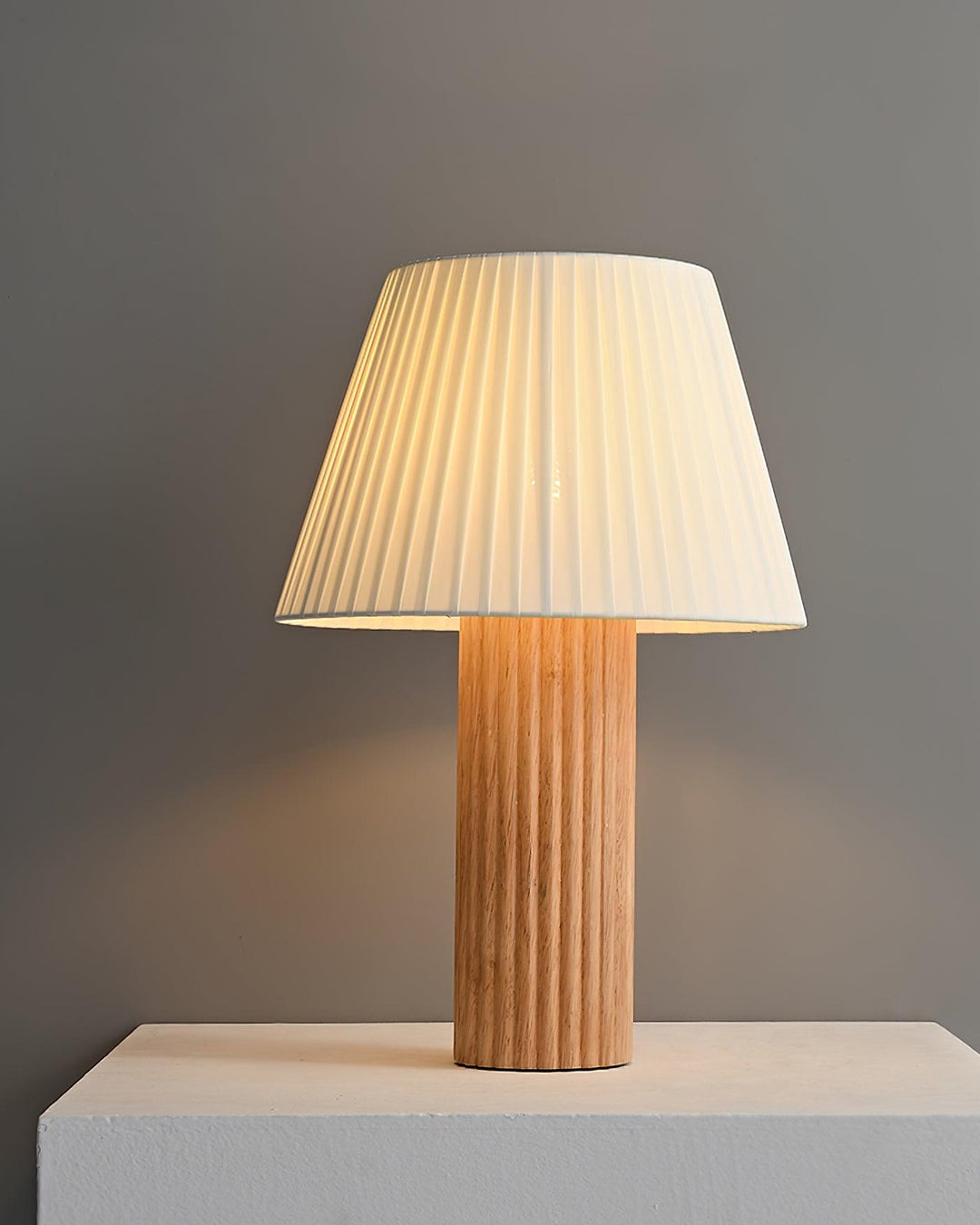 PAPE Roll Wooden Table Lamp