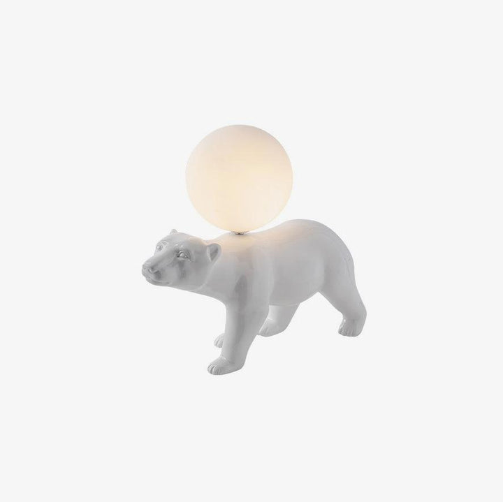 WHITE Bear Table Lamp