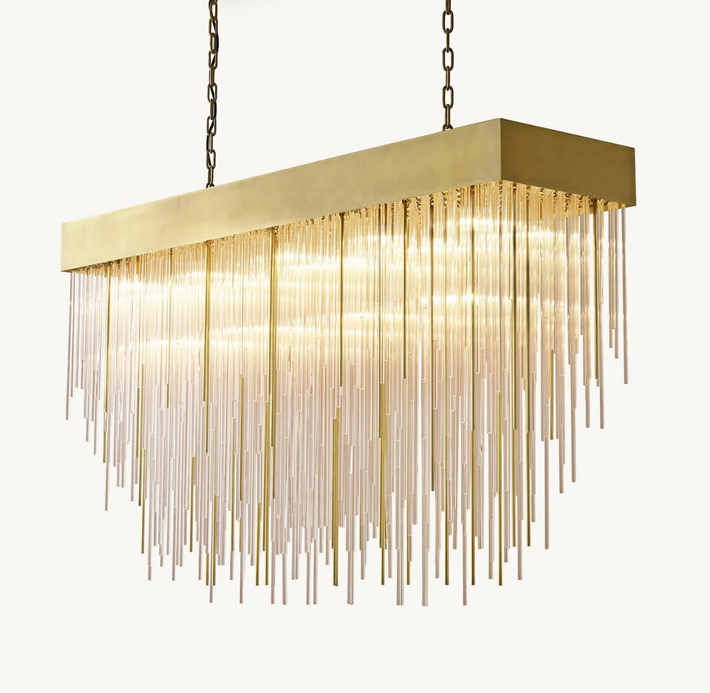 RAINY Long Modern Chandeliers for High Ceilings2