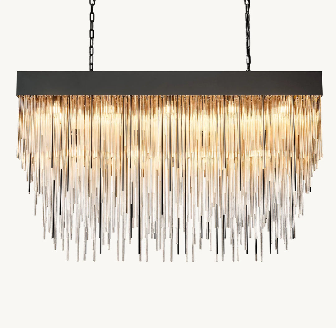 RAINY Long Modern Chandeliers for High Ceilings3