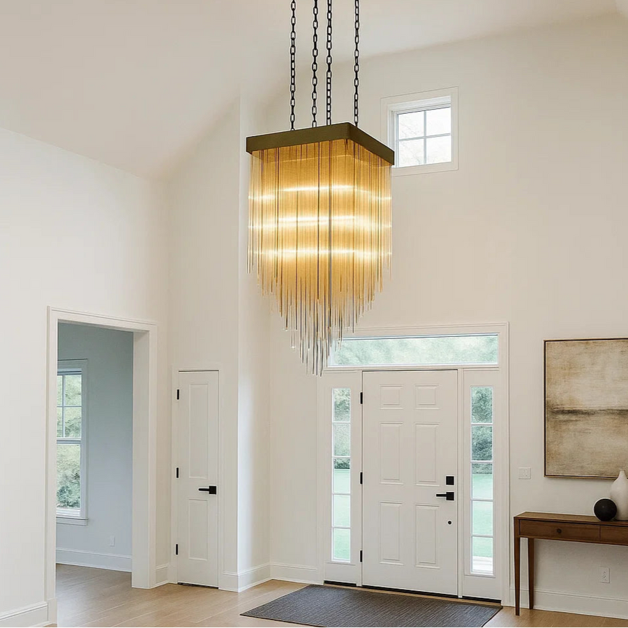 RAIN Extra Large Chandeliers High Ceilings1