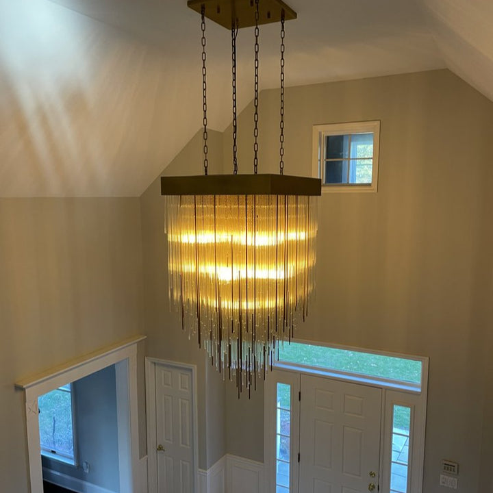 RAIN Extra Large Chandeliers High Ceiling4