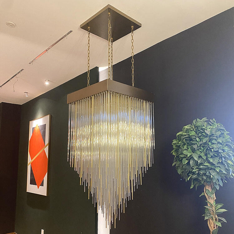 RAIN Extra Large Chandeliers High Ceilings7