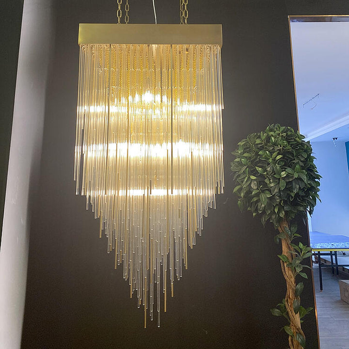 RAIN Extra Large Chandeliers High Ceilings8