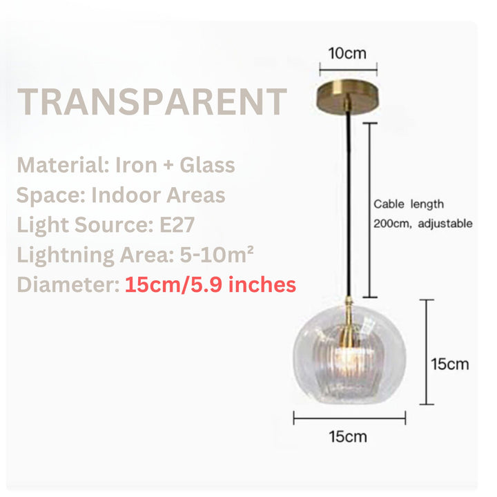 Best new ROOT Creative Glass Pendant Light For Dining Space P5423