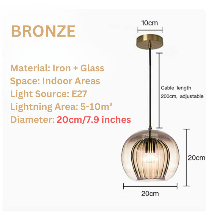 Best new ROOT Creative Glass Pendant Light For Dining Space P5423