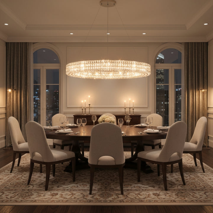 ROUD Modern Huge Crystal Chandelier